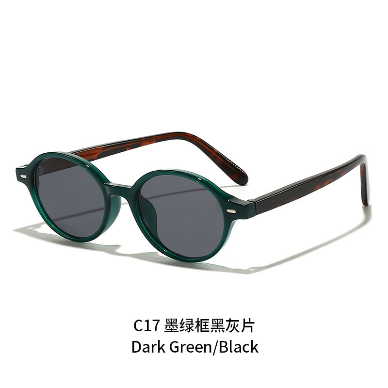Ladies stylish sunglasses with high-quality, round frame and UV protection Stornfield