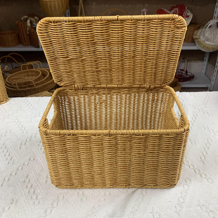 Contemporary Rectangular Woven Storage Bin Stornfield