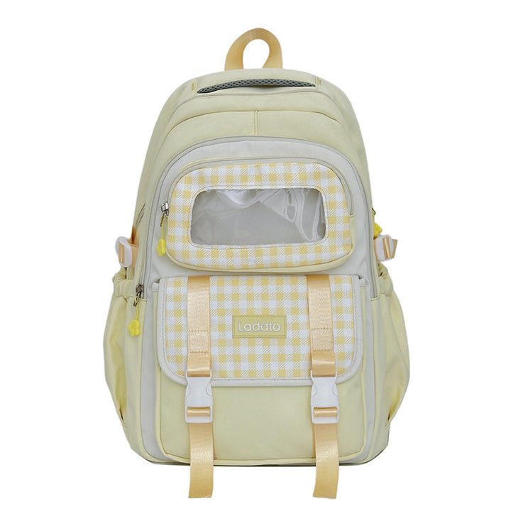 Versatile Checkered Patterned Backpack Stornfield