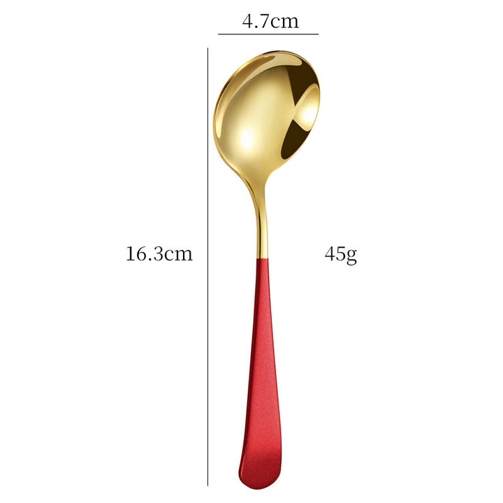 Elegant Dessert Spoon with High-Quality and Non-Slip Grip Design Stornfield