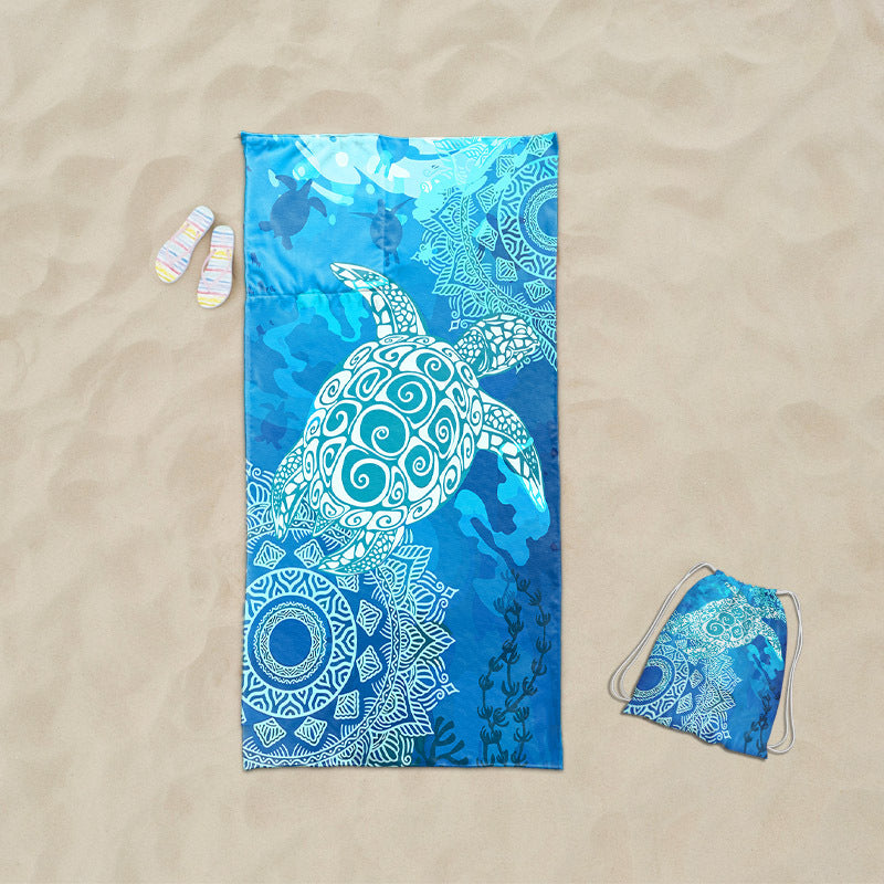 Beach towel with exclusive sea turtle motif Stornfield