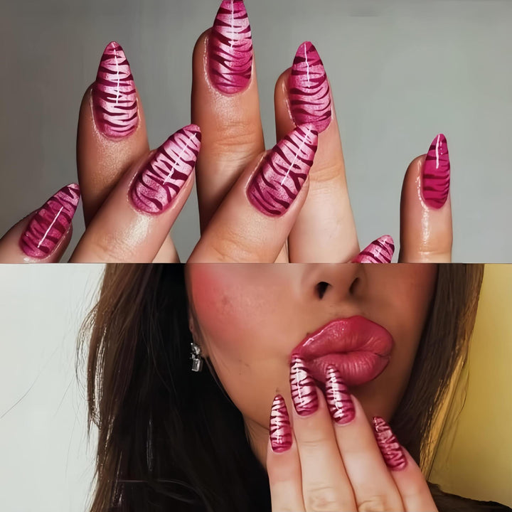 Artistic Stiletto Nail Art Tips Stornfield