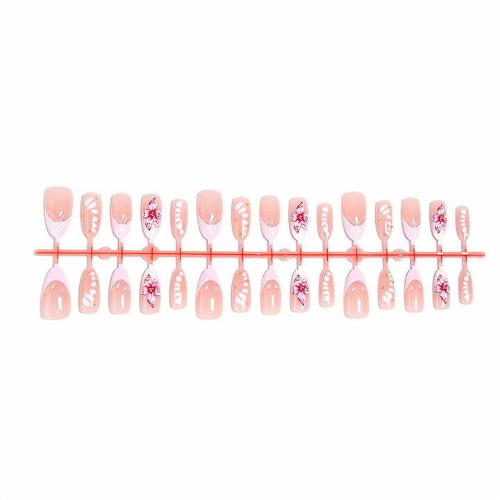 DIY Art Nail Set with Floral Accents Stornfield
