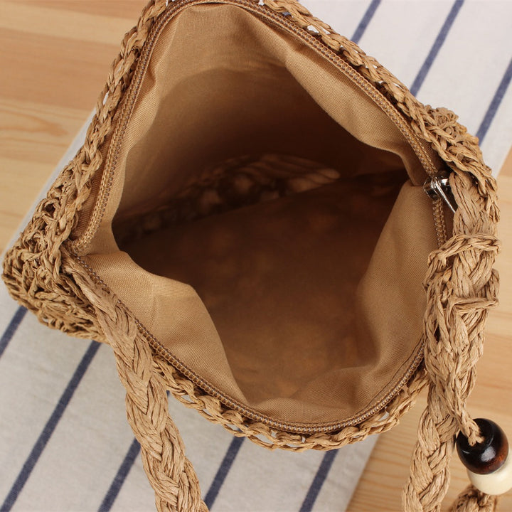 Macrame Crossbody Bag with Playful Tassel Detail Stornfield