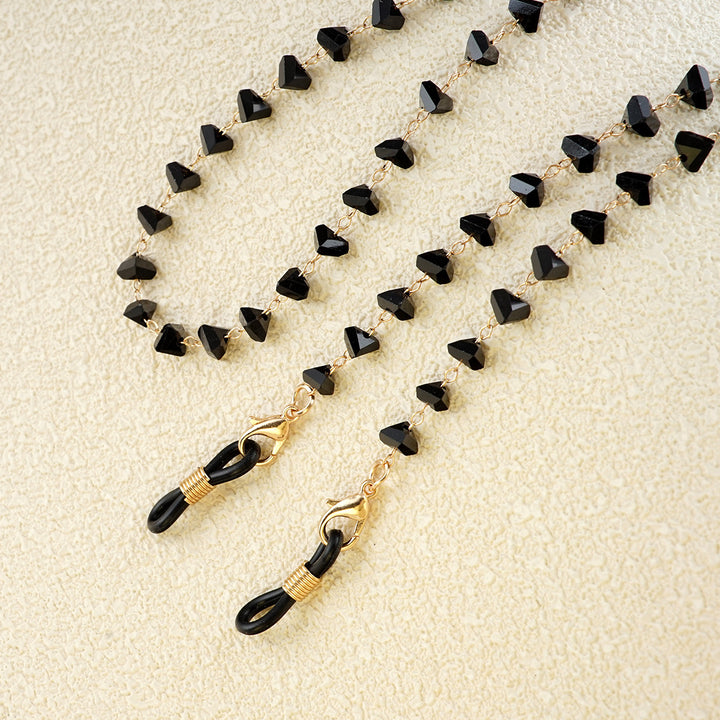 Heart-Shaped Beaded Eyewear Chain Stornfield