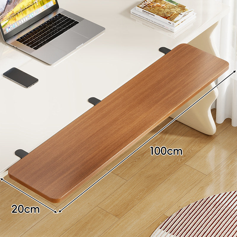Extra-Wide Low-Profile Under-Desk Slide-Out Keyboard and Mouse Platform
