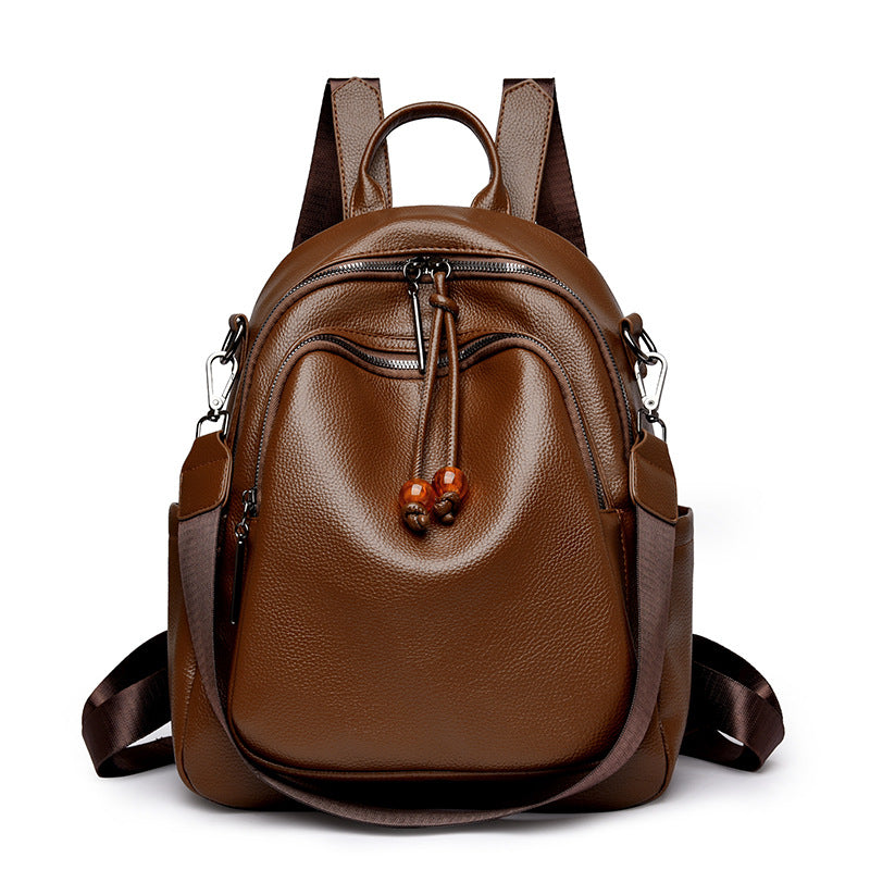 Premium Leather Travel Backpack Stornfield