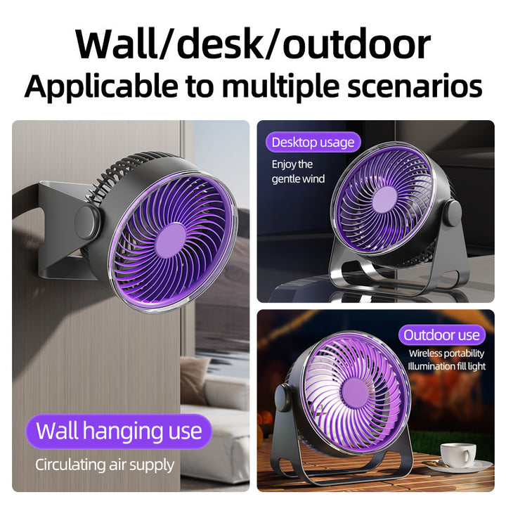 Unisex Versatile Desk and Wall Fan with Adjustable Speed Stornfield