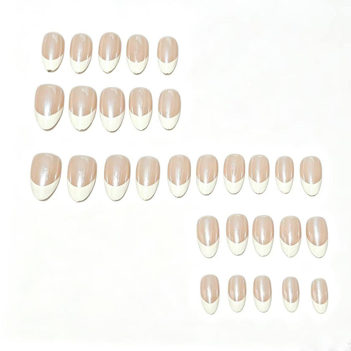 Elegant French Tip Nail Art Set Stornfield