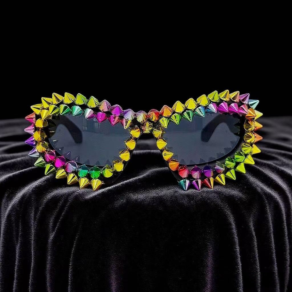 Women's statement sunglasses with creative stud accents Stornfield