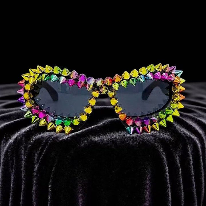Women's statement sunglasses with creative stud accents Stornfield