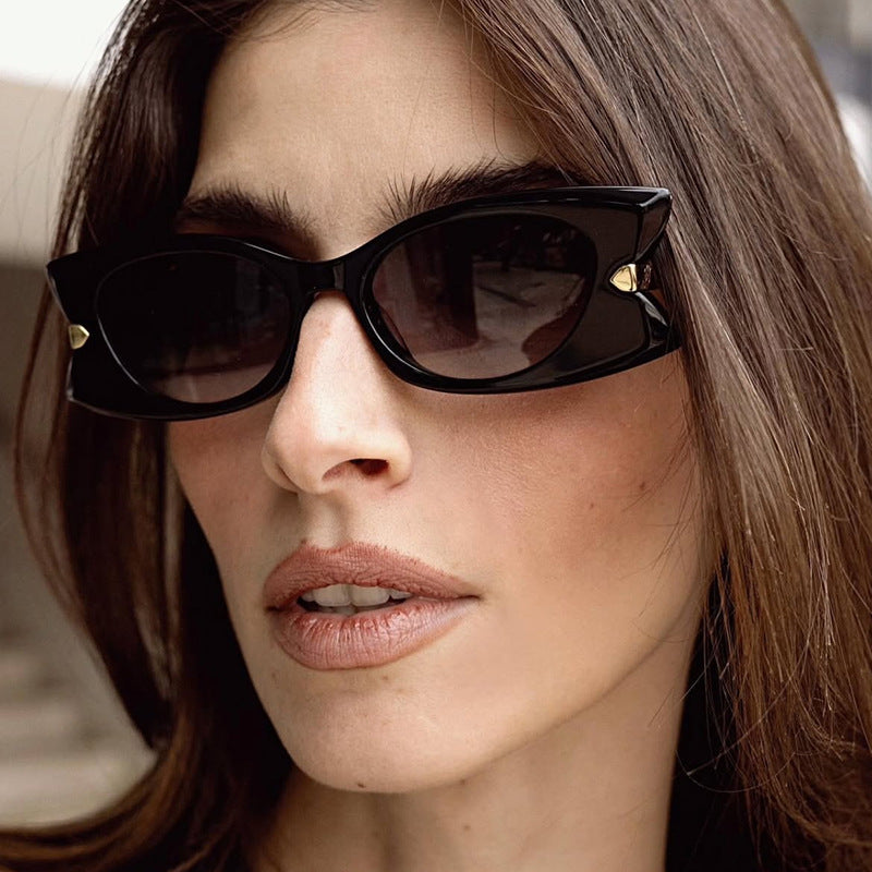 Women's Cat-Eye Sunglasses with stylish metal inserts and UV protection Stornfield