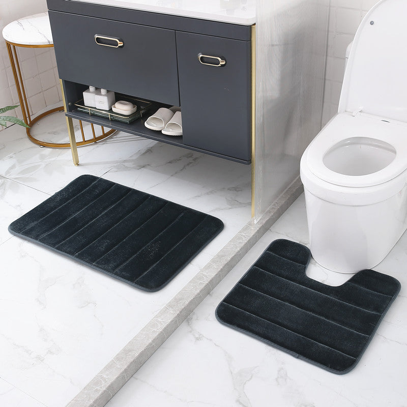 Soft Chenille Bath Mat Set Stornfield