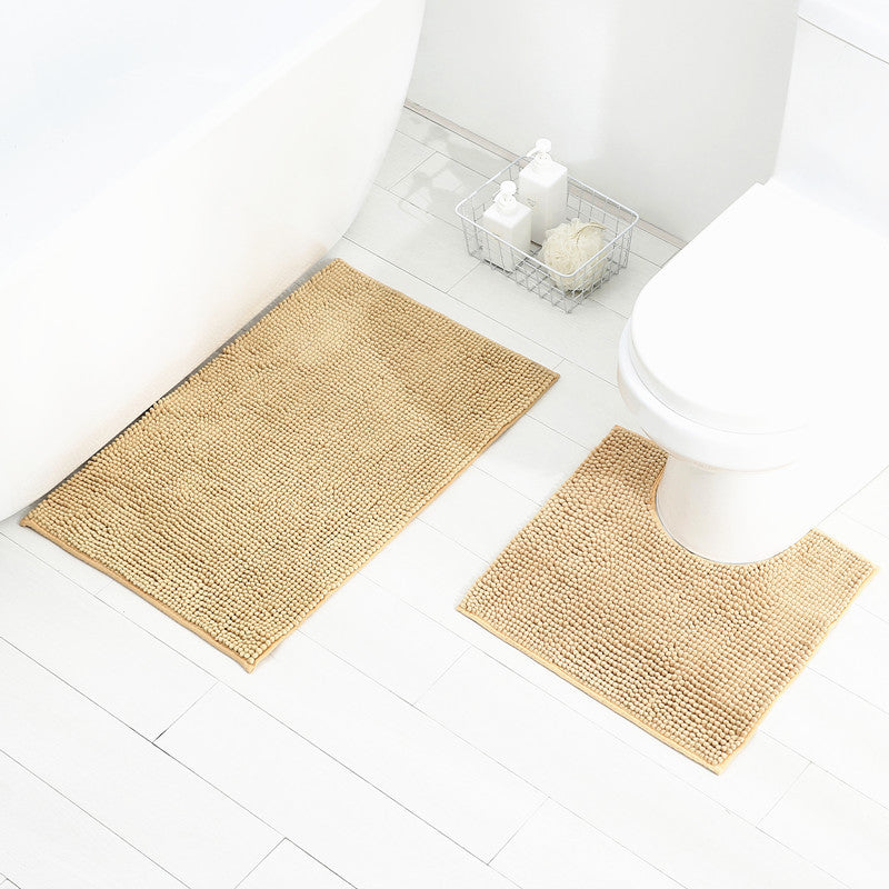 Soft Chenille Bath Mat Set Stornfield