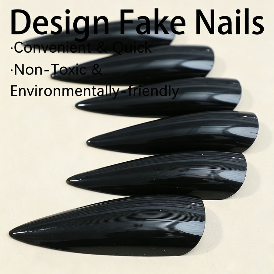 Artificial nails in stylish stiletto design Stornfield