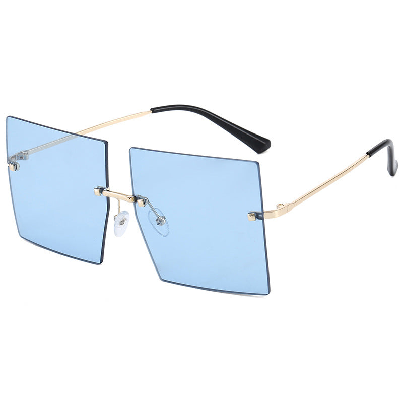 Women’s modern geometric sunglasses with filigree metal frame Stornfield