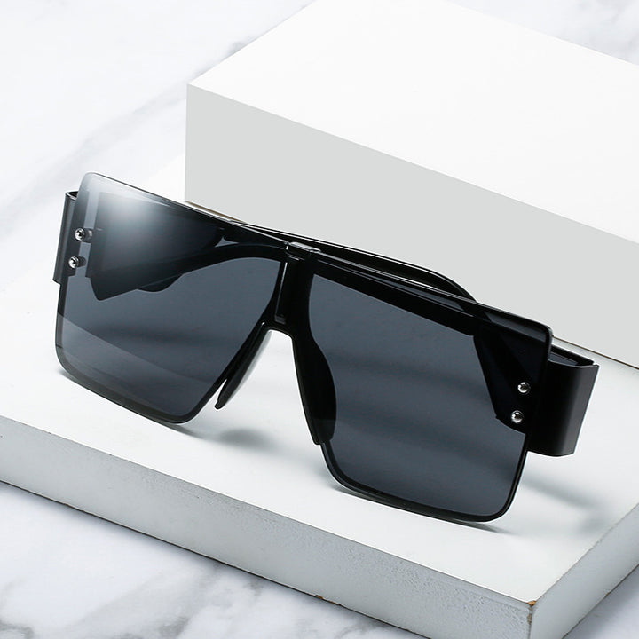 Ladies trendy oversized sunglasses with futuristic design Stornfield