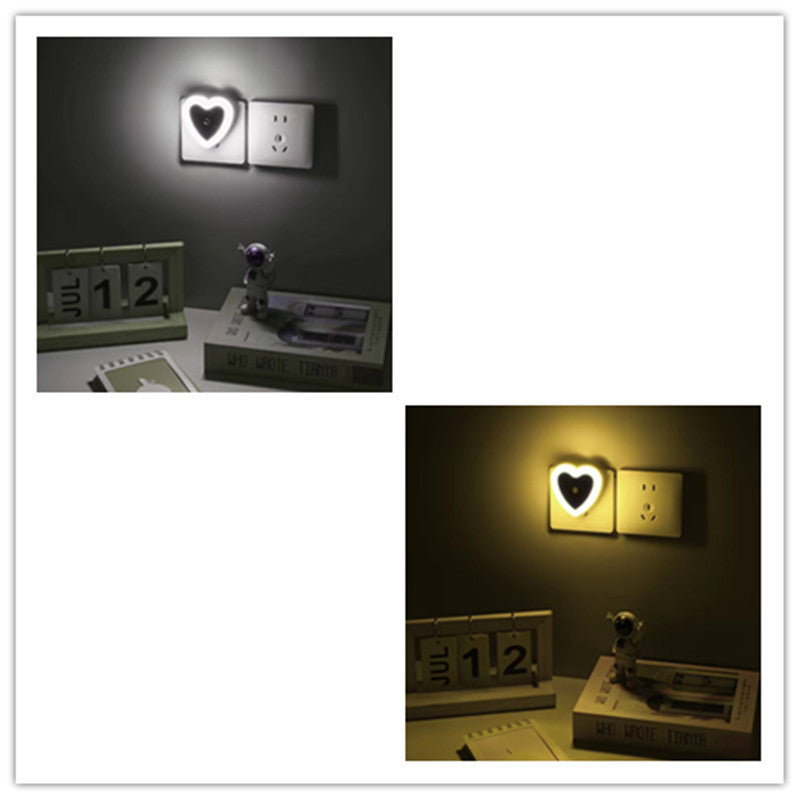 LED Heart-Shaped Night Light