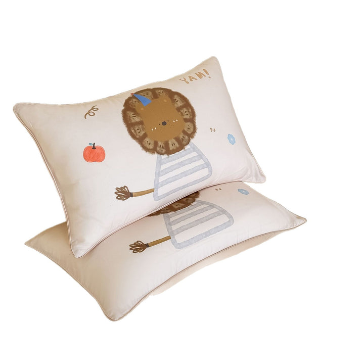 Children's Pillowcase Set with Cute Unicorn Print and Fine Satin Quality