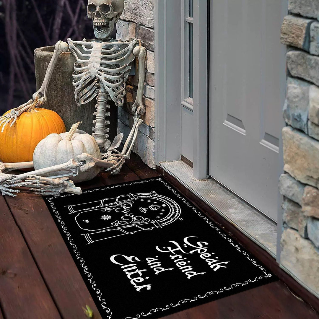 Halloween-Themed Decorative Welcome Mat for Home