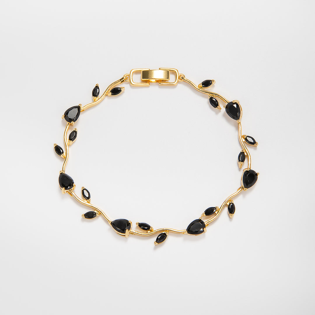 Elegant Floral Design Statement Bracelet Stornfield