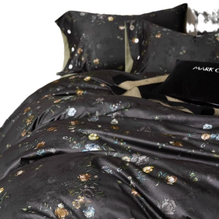 Luxury Suede-Effect Microfiber Duvet Cover Set with Button-Closure Pillowcases