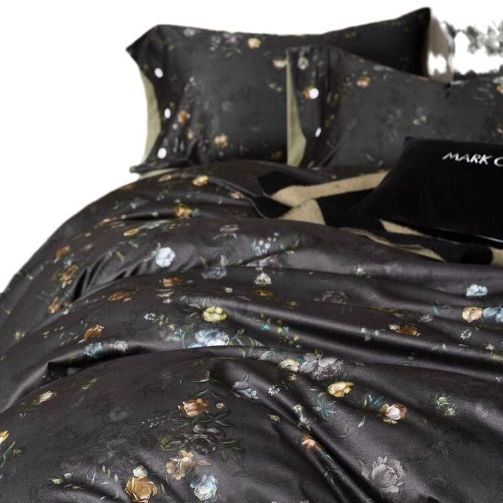 Luxury Suede-Effect Microfiber Duvet Cover Set with Button-Closure Pillowcases