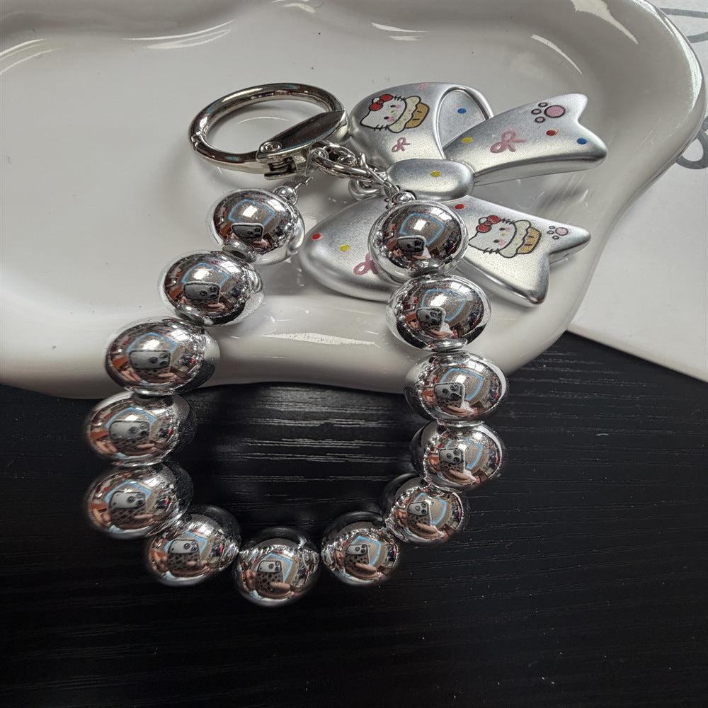 Playful Beaded Keychain Holder Stornfield