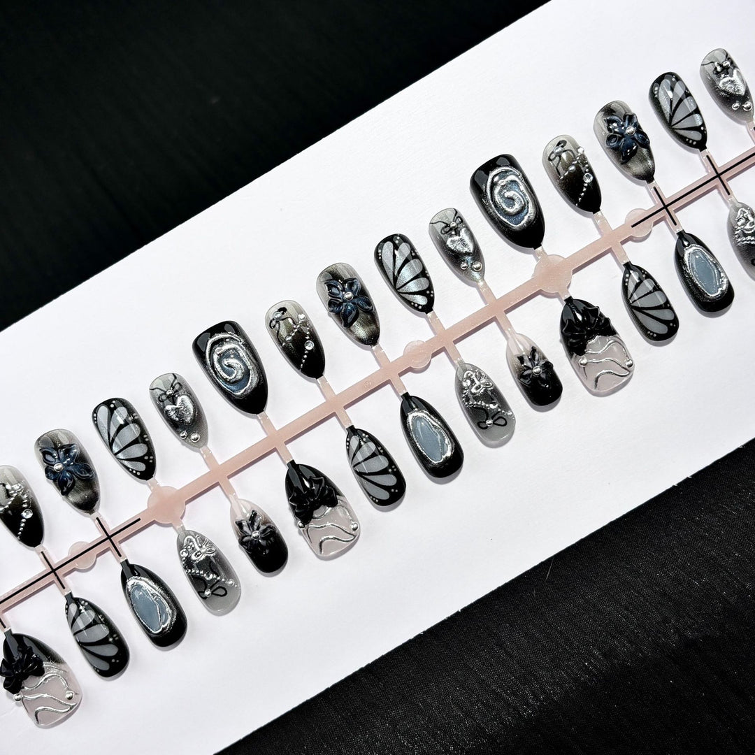 Artistic Gothic Press-On Nail Set