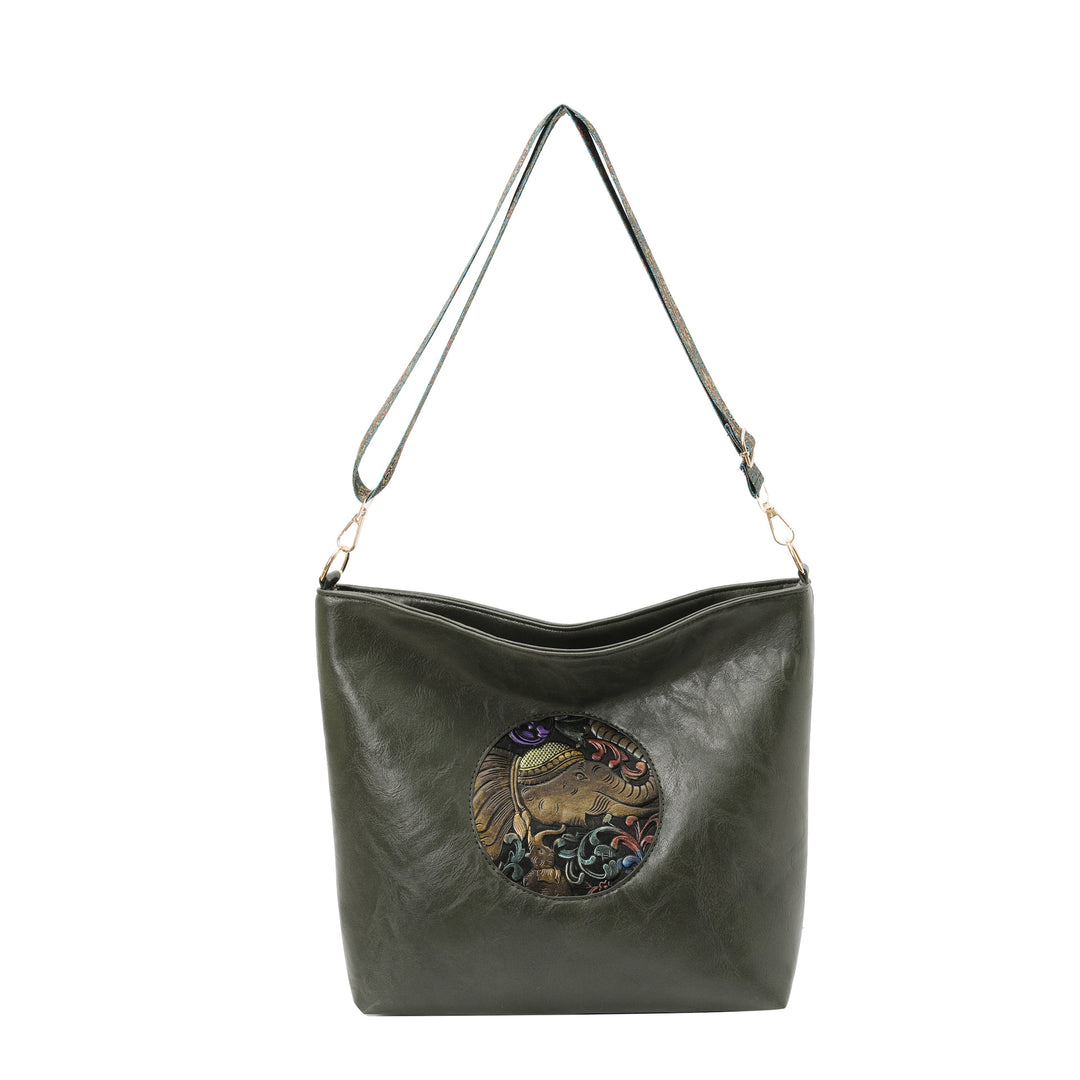 Artisan Leather Shoulder Bag