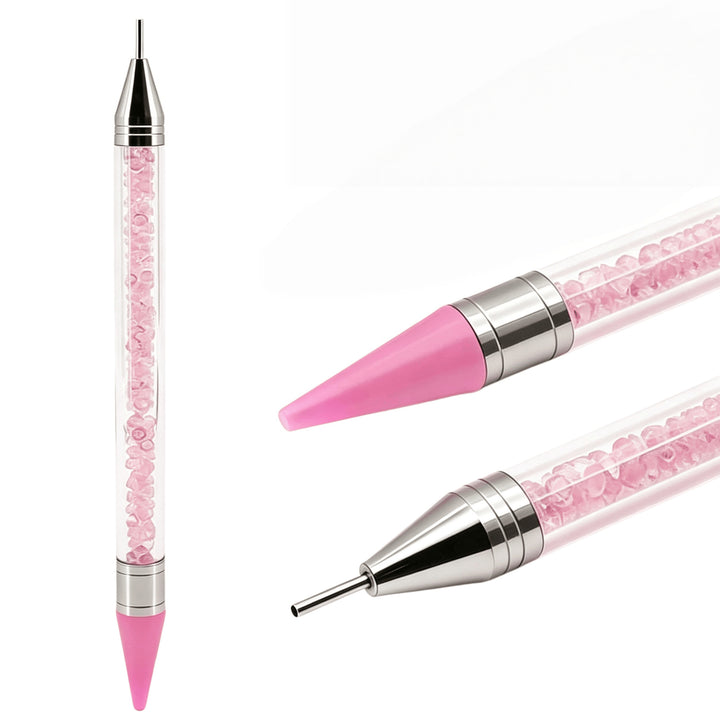 Professional Nail Art Detailing Brush with Crystal Handle Stornfield