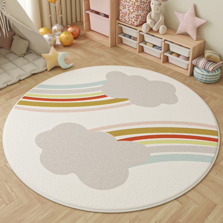 Children's Fun-Themed Round Area Mat Stornfield