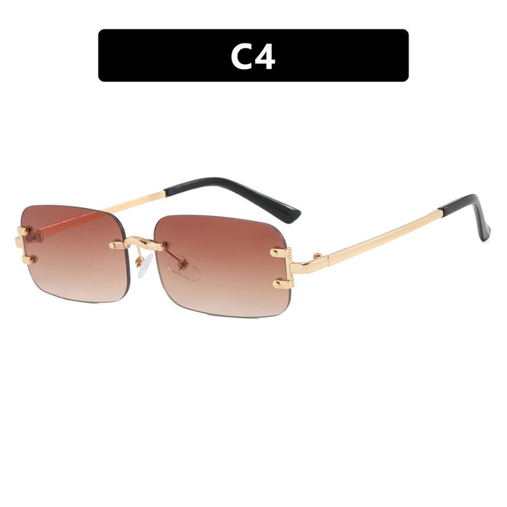 Ladies square sunglasses with high-quality metal frame Stornfield
