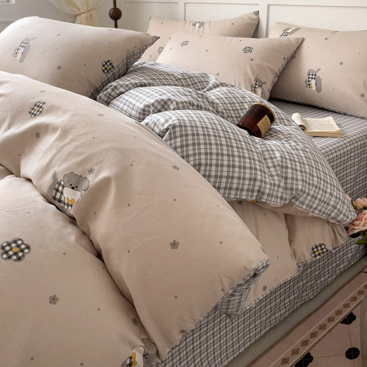 Elegant Textured Bed Linen Set