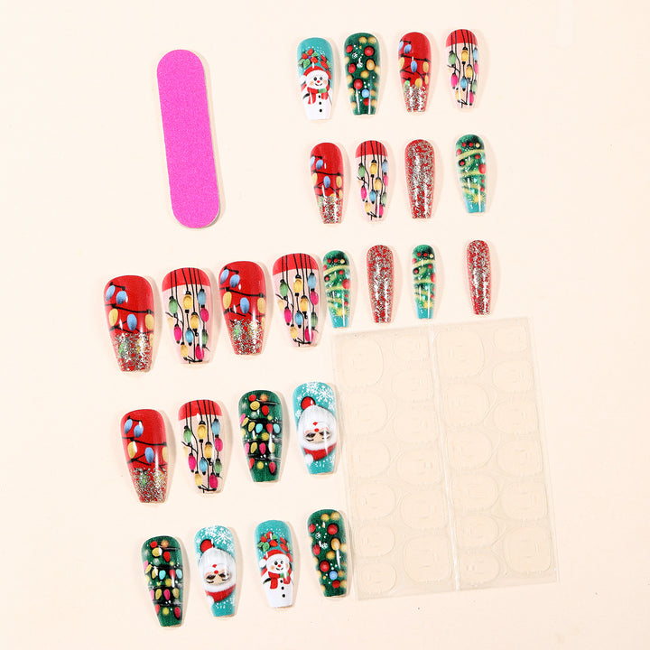 Holiday-Themed 3D Nail Art Extensions Stornfield