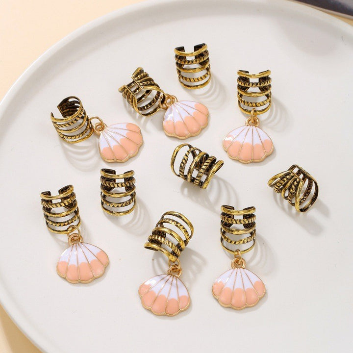 Stylish hair clips with shell pattern Stornfield