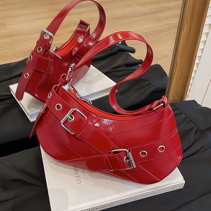 Stylish Patent Leather Shoulder Bag Stornfield