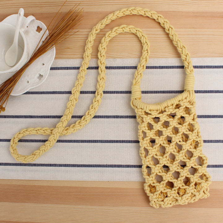 Macramé Shoulder Bag in Creative Net Design Stornfield