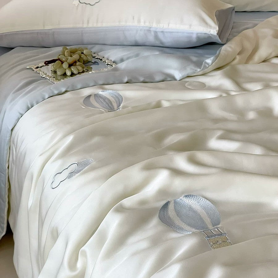 Decorative Silky Smooth Embroidered Bedding Set Stornfield