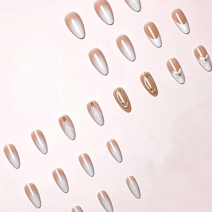 Floral Embellished Press-On Nail Extensions Stornfield
