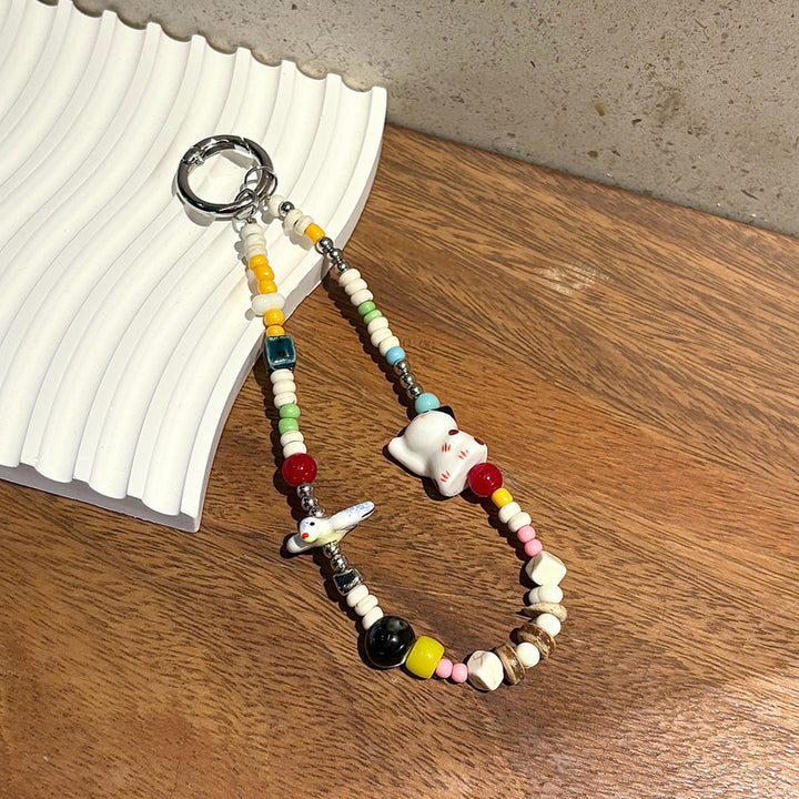 Handmade Beaded Charm Keychain Stornfield 1790135473