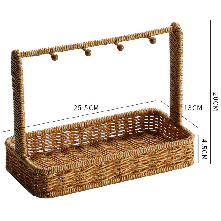 Unisex Versatile Storage Basket with Hooks Stornfield