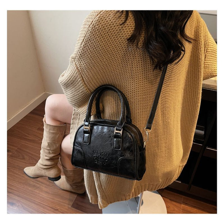 Luxurious Faux Leather Structured Handbag Stornfield