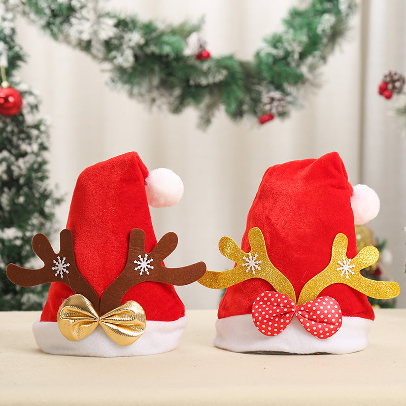 Festive Santa Hat with Reindeer Ears Stornfield