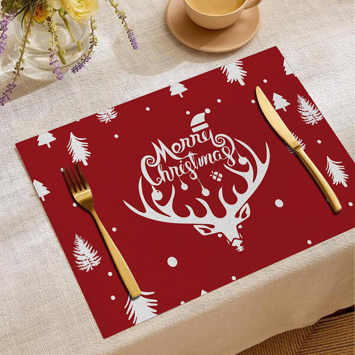 Festive Holiday-Themed Table Placemat