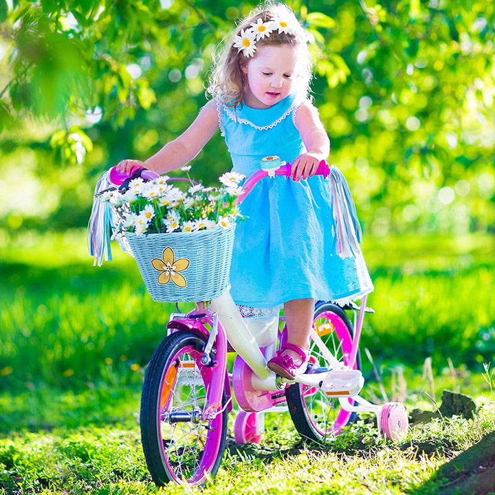 Bicycle basket made of high-quality woven material Stornfield