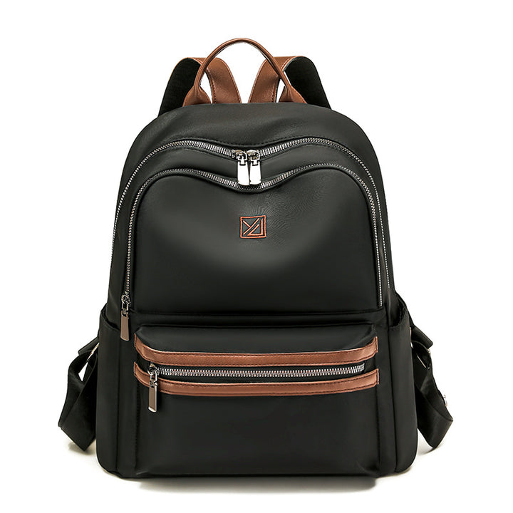 Multi-Compartment Leather Backpack Stornfield