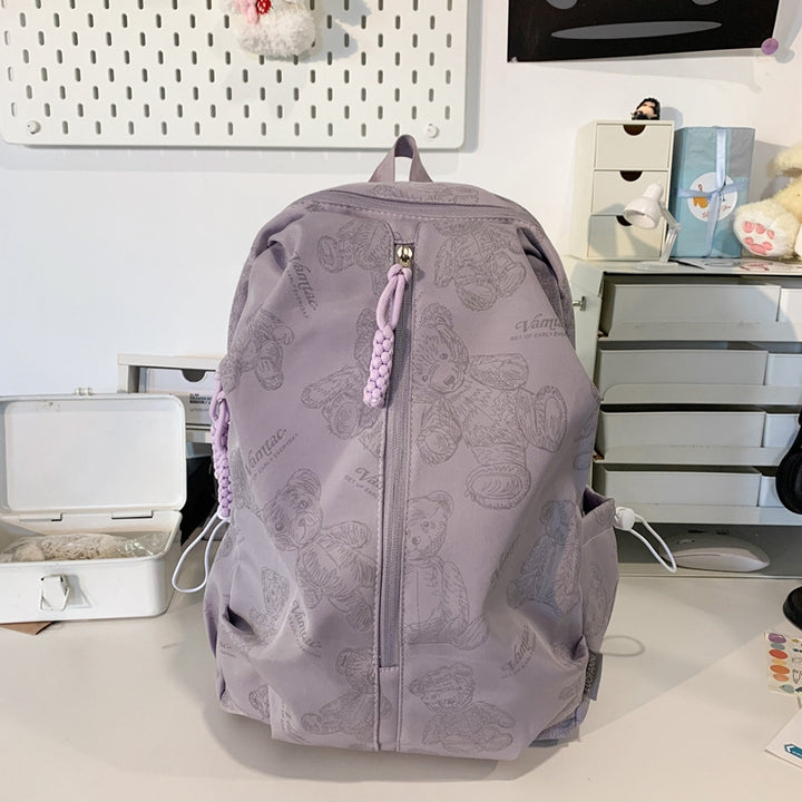 Bear-Themed Lightweight Backpack Stornfield