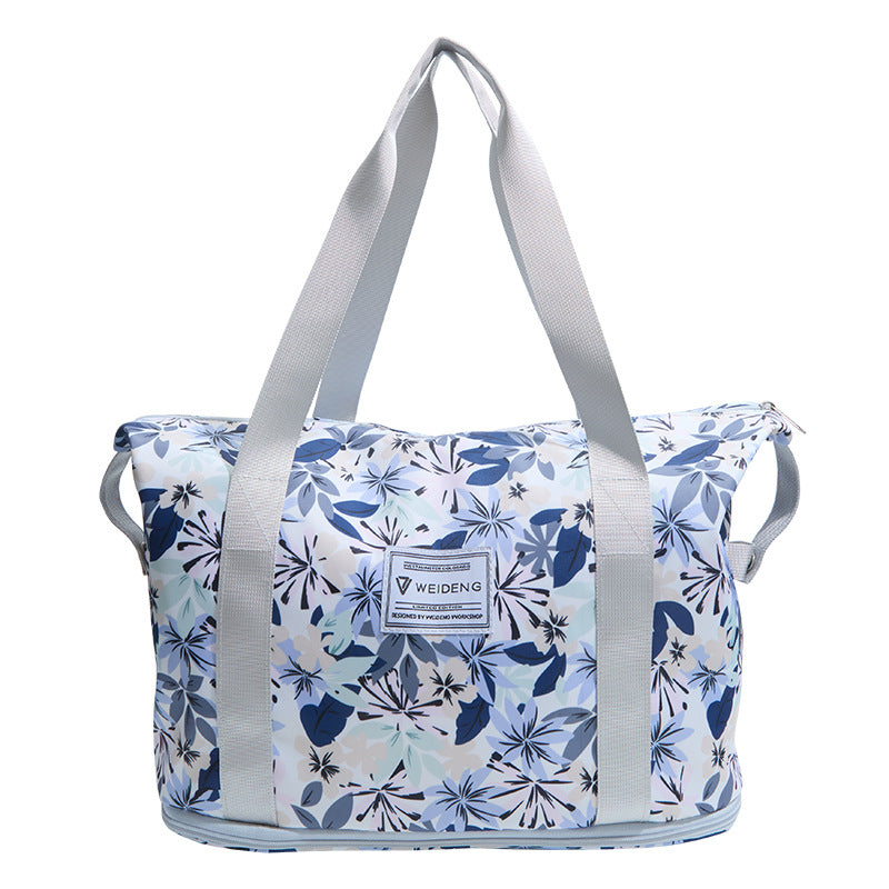 Tropical Pattern Travel Duffle Bag