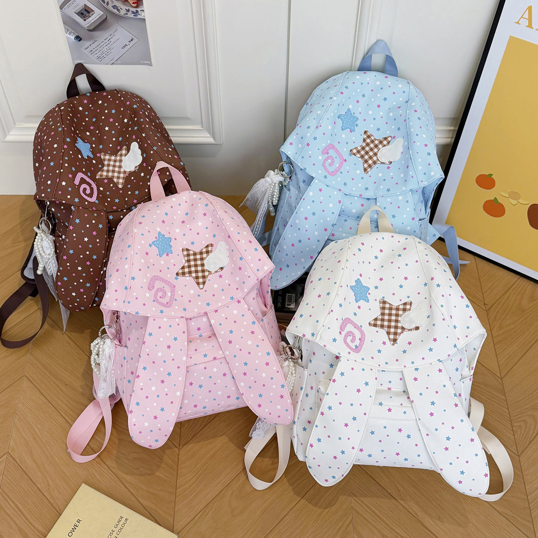 Cute Bunny-Ear Decorative Backpack Stornfield